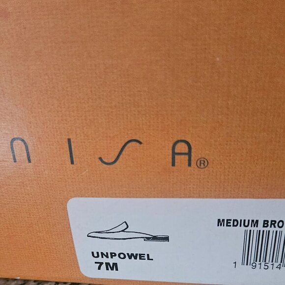 NWT UNISA Light brown Tan Comfort Mule kitten heel Shoe  7 - Picture 10 of 11